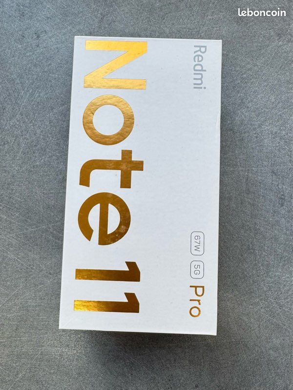 Redmi Note 11 Pro 5G (neuf) 256Go Garantie 24 mois (image 1)