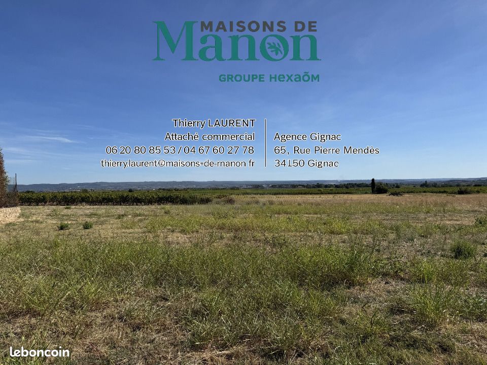 Terrain 2080 m² · à Saint-Saturnin-de-Lucian · 142 000 €