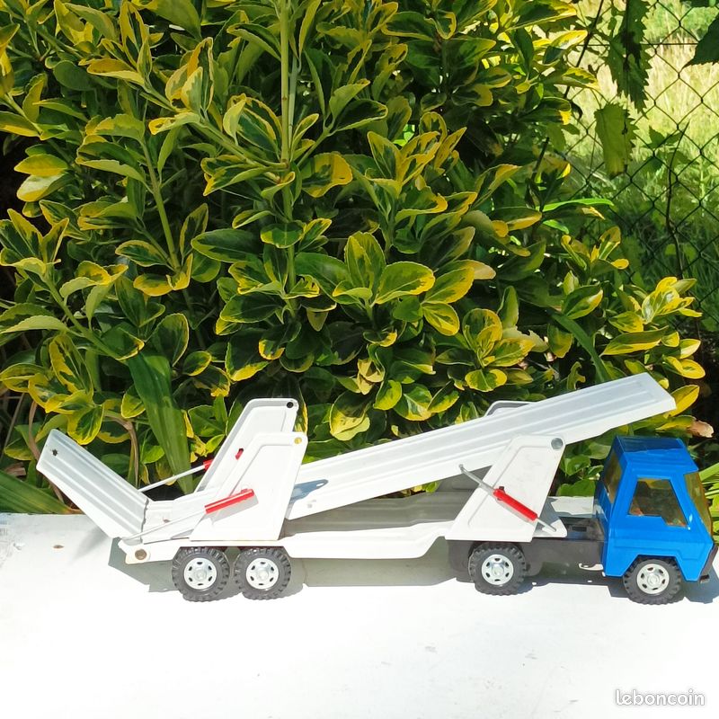 Camion Gozan Coloso En Tôle - Espagne, échelle 1/25, 20 Cm, état Très Bon