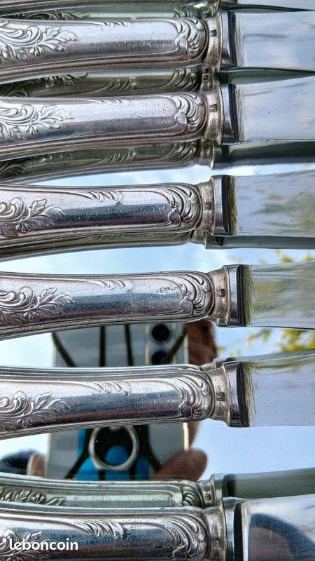 Couteau de table Marly Métal Argenté