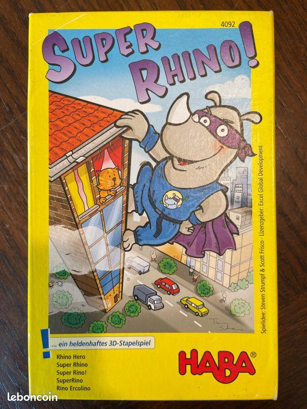 Super Rhino - jeu haba (image 1)