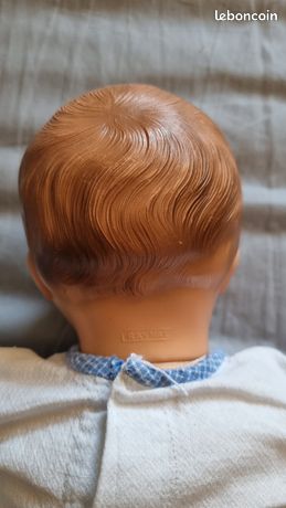 Très ancien Poupon, baigneur RAYNAL 38 cm Dans Sa Boîte Sorti