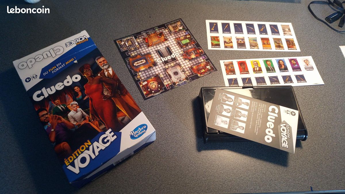 Hasbro Cluedo - Jeu de société Cluedo - Jeu de Voyage - Version française (image 3)