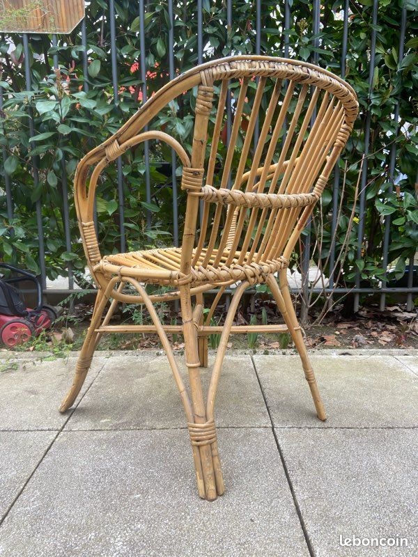 Fauteuil en rotin naturel (image 4)