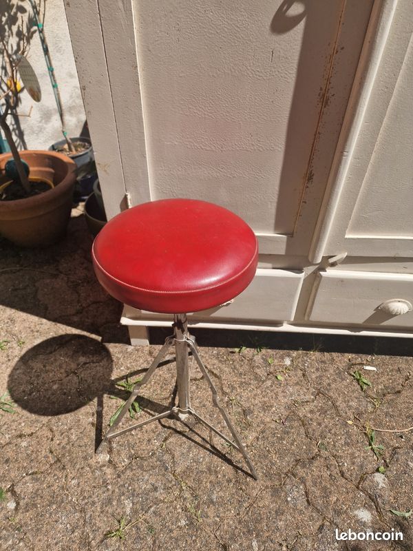 Tabouret musicien vintage (image 8)