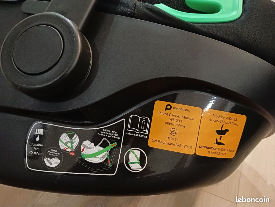Siège auto pour bébé quasi neuf (image 5)