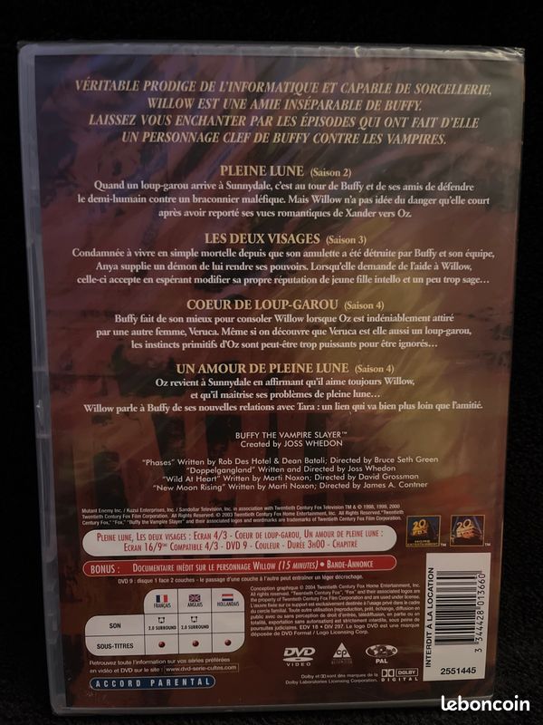 DVD Buffy Hors série personnages : Willow (image 2)