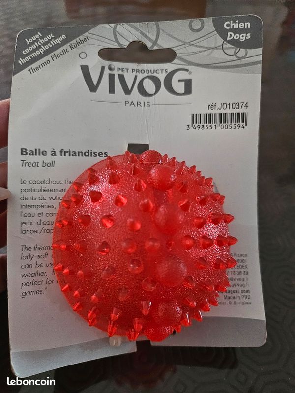 Balle à friandises pour chien neuve (image 2)