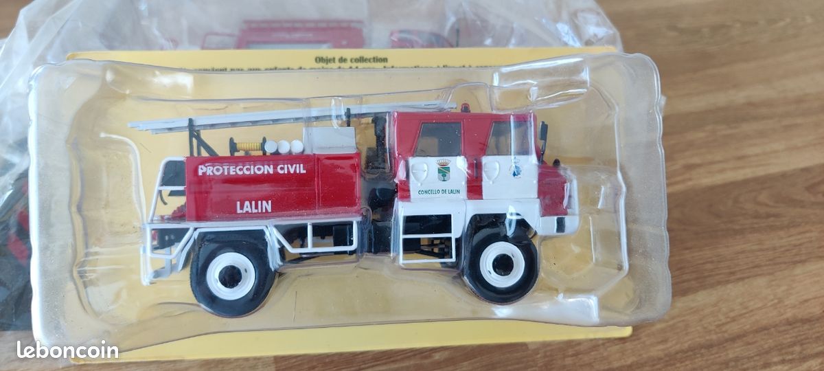 Camion pompier 1/43 protection civile LALIN neuf toujours sur blister (image 2)