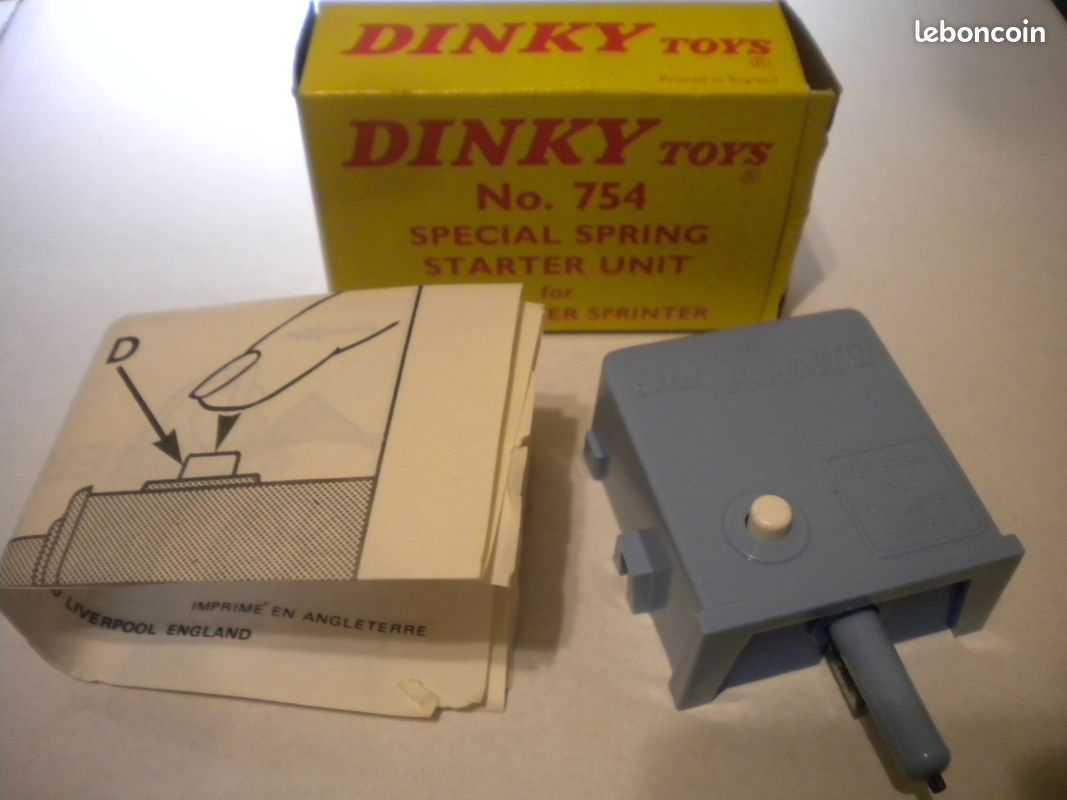 Dinky Toys Dragster Super Sprinter 228 + Starter 754 (image 2)