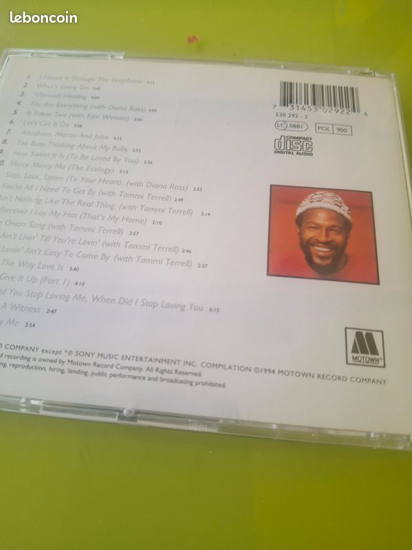 CD Marvin Gaye, the very best of (image 2)