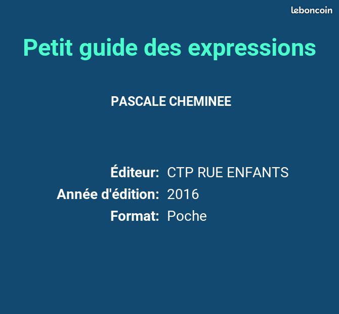 Petit guide des expressions - PASCALE CHEMINEE (image 2)