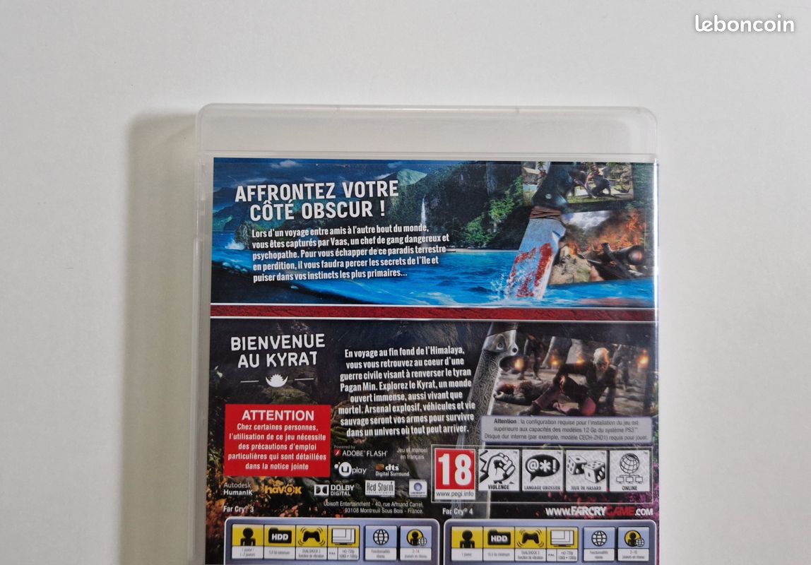 Jeu Ps3 Double Pack Far Cry 3 + Far Cry 4 (image 4)