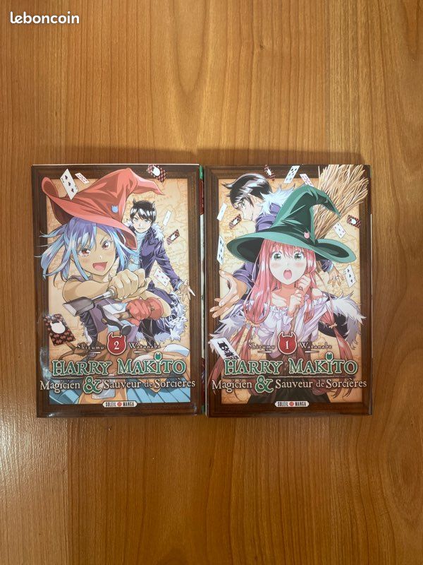 Lot manga Harry Makito Magicien & Sauveteur de Sorcières T1 et 2 (image 1)