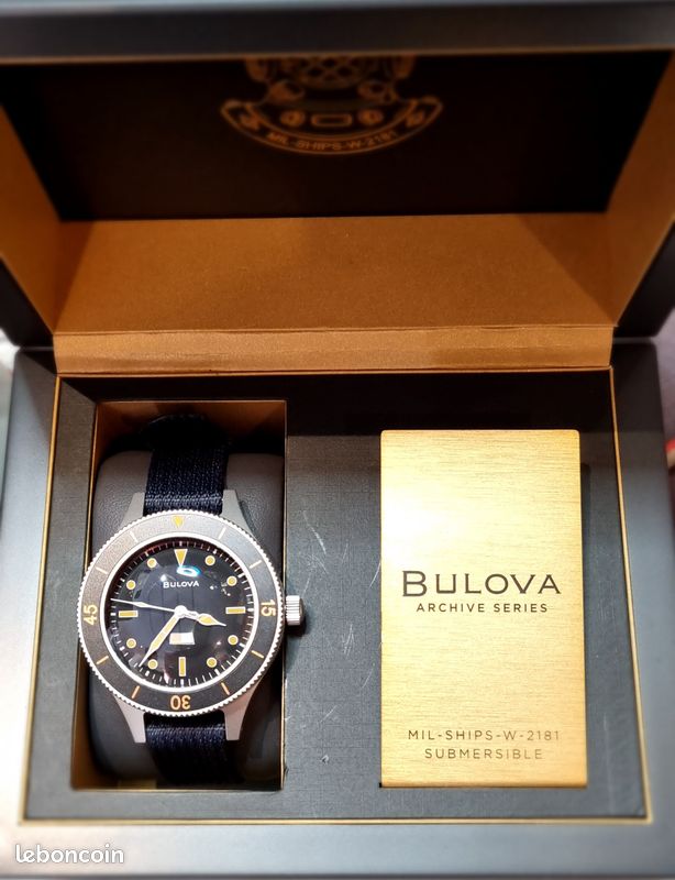 Montre BULOVA MIL-SHIPS-W-2181 (image 1)