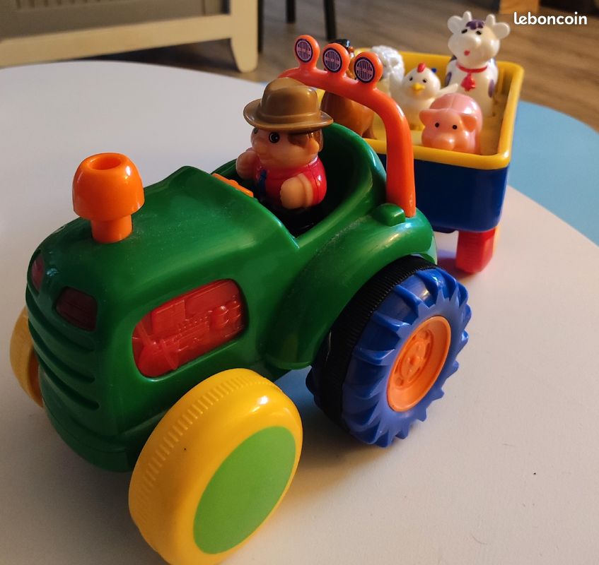 Macdonald's Farm Farm Set Smyths Toy Tractor Big Steps Play