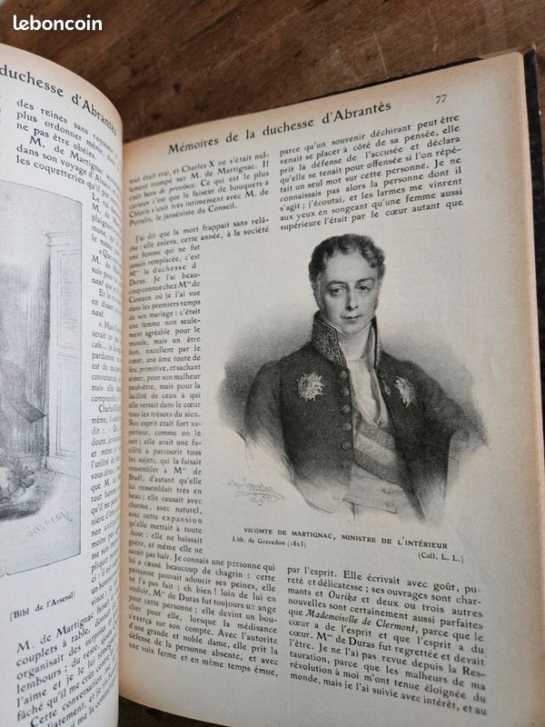 Livre ancien : Loviot - Mémoires de la Duchesse d'Abrantès (image 6)