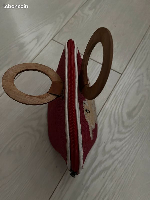 Vends joli petit sac à main osier-paille (image 2)