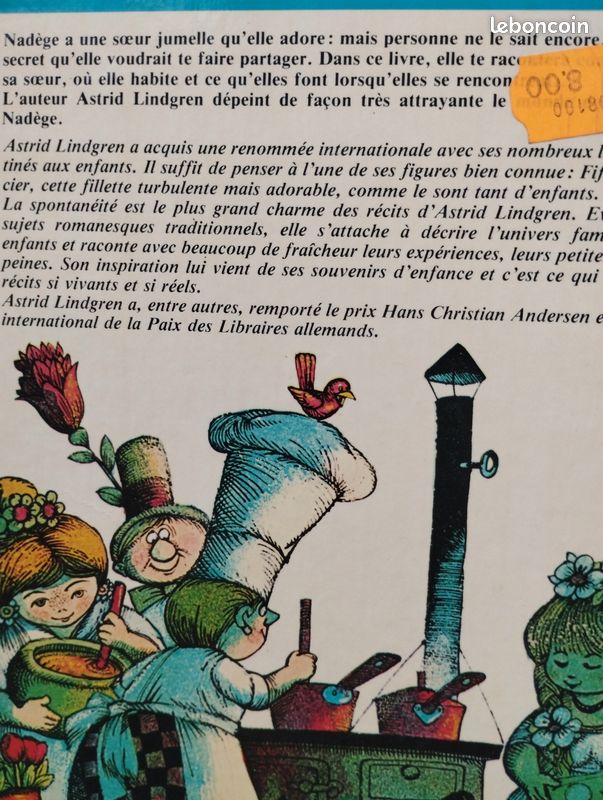 Album ancien chantecler rare : Nadège et sa petite sœur, Astrid lindgren (image 2)