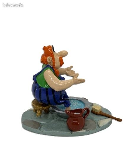 Scène Asterix: Bonemine et Abraracourcix bain de pieds