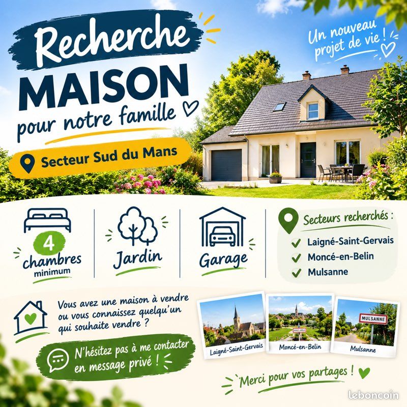 Maison 5 pièces 130 m² · à Laigné-Saint-Gervais · 130 m² · 315 000 €