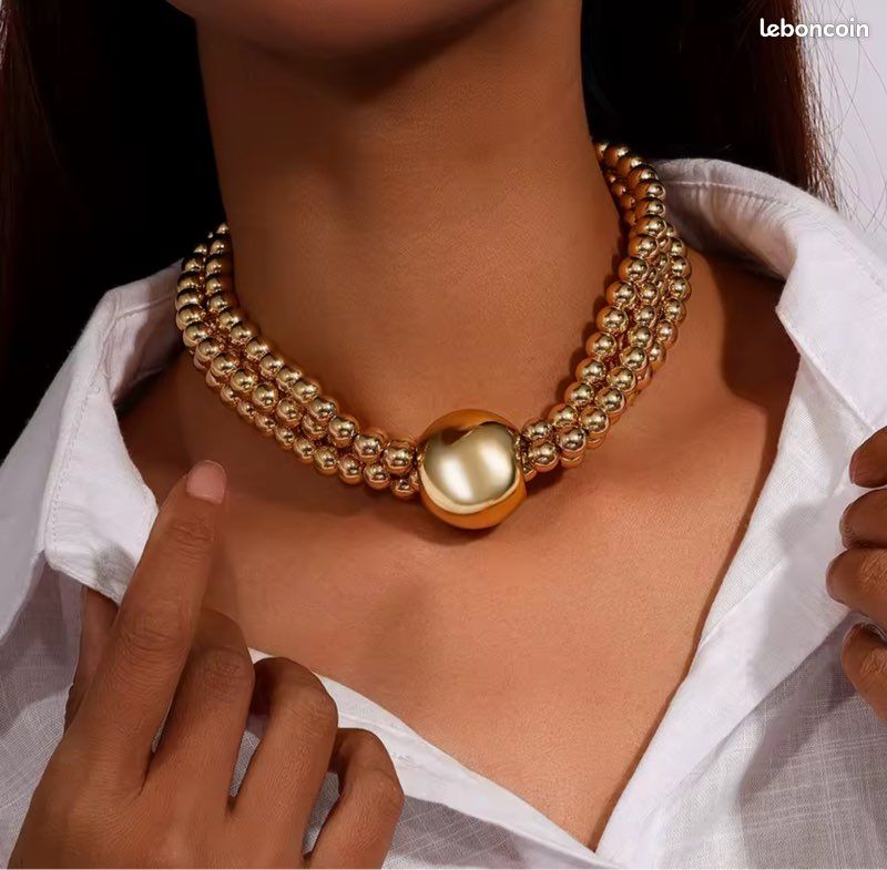 Collier Ras Collier Femme Plusieurs Rangs Collier Ras De Cou Multi