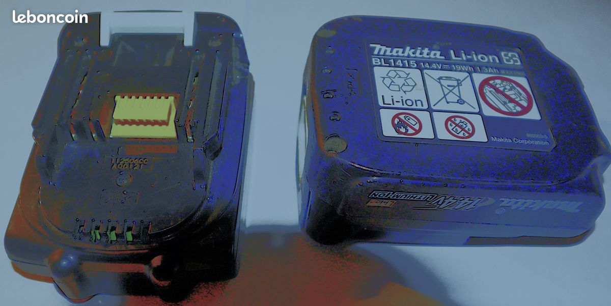 Batterie MAKITA BL1413G originale 14,4V 1,3Ah li-ion Bricolage