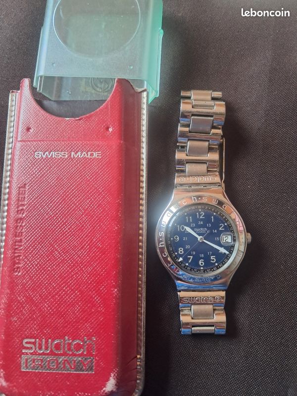 Swatch Irony Big « Happy Joe Blue » (référence YGS400GX) (image 1)