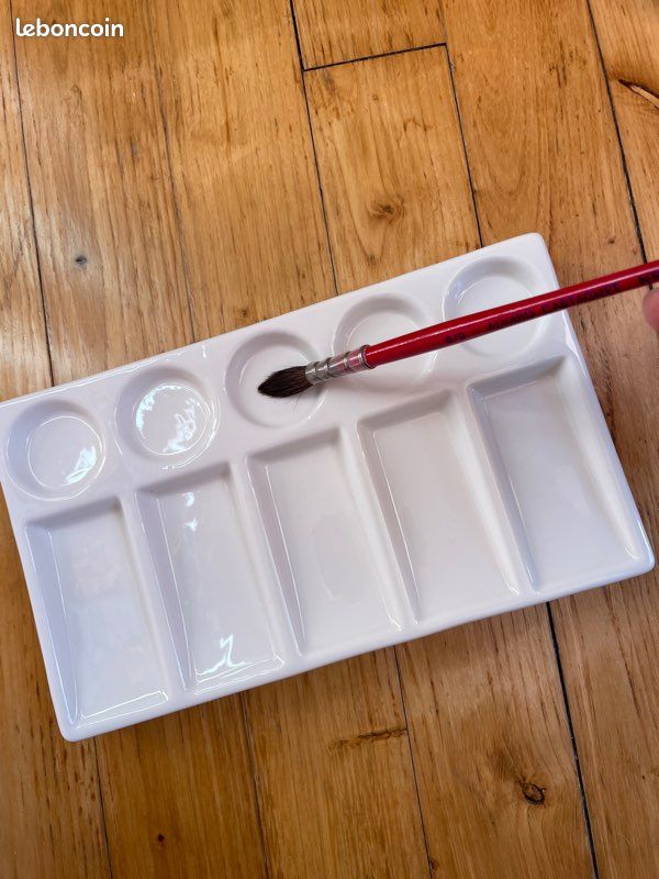 Palette En Bois Plateau Palette Peinture Plateau Palette Aquarelle Pour Peinture à L'huile