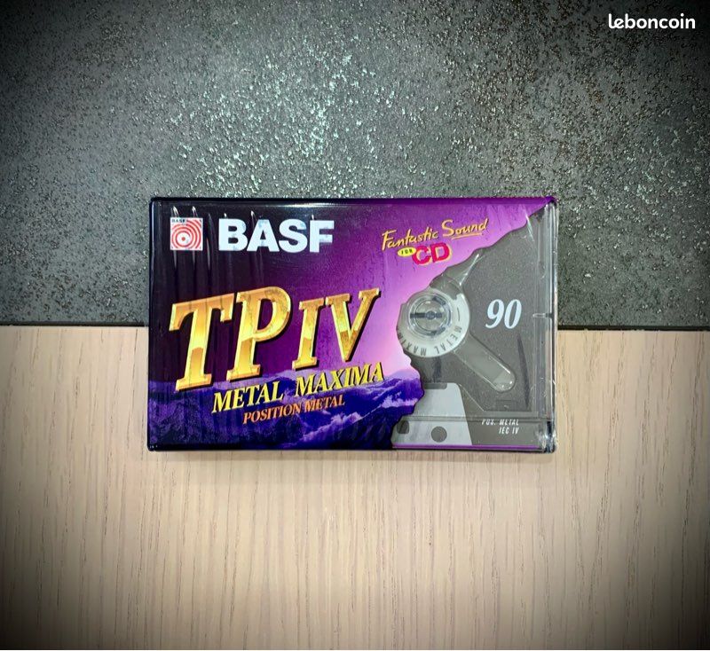 Cassette audio BASF Ferro Maxima I 90 / Neuve vierge / de 1993 super