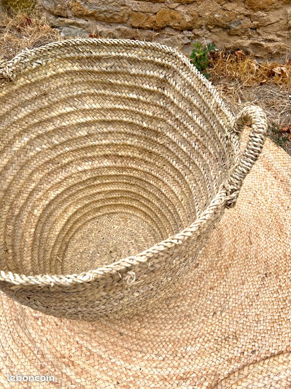 Panier rotin tressé XL (image 2)