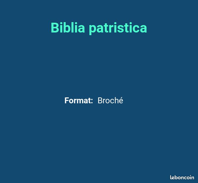 Biblia patristica (image 2)