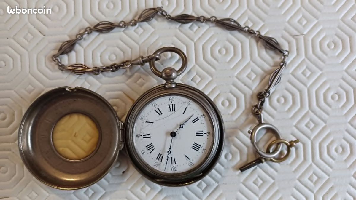 Montre à gousset argent (image 2)