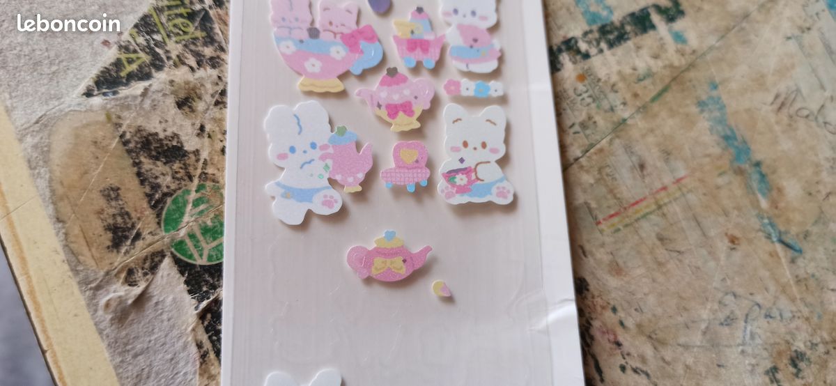 Stickers lapins et oursons (Bnm) - Jeux & Jouets