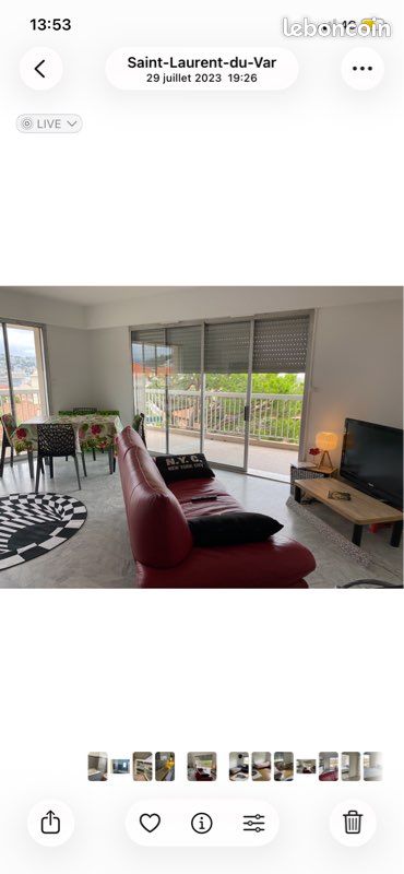 Appartement 2 pièces 50 m² · à Saint-Laurent-du-Var · 50 m² · 950 €/mois
