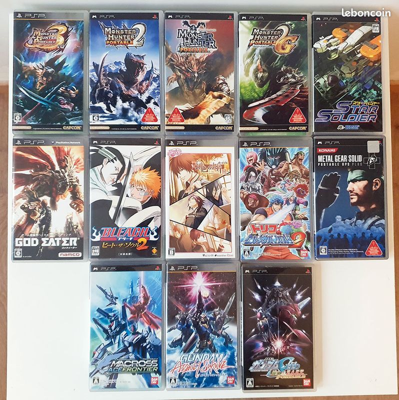 Pack De 13 Jeux PSP - Sony - Gran Turismo Inclus - Occasion En état Fonctionnel