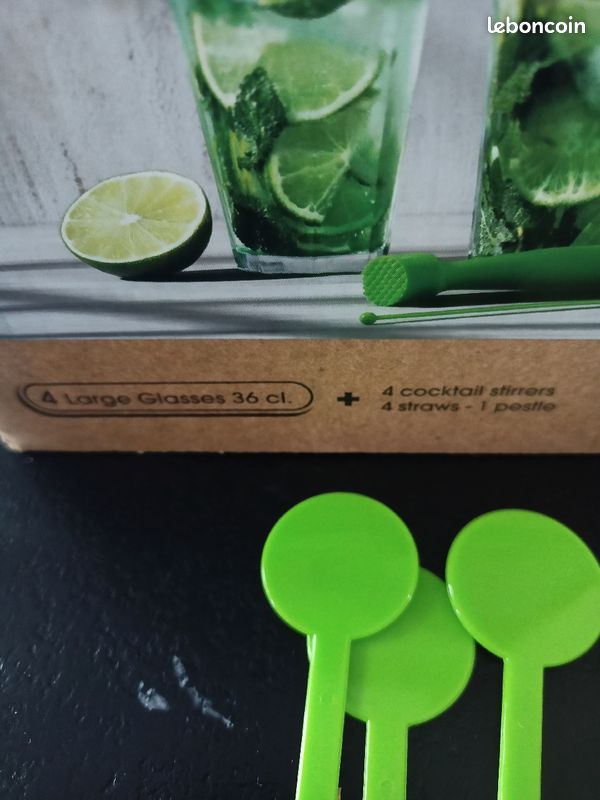 Lot 4 verre mijoto (image 2)