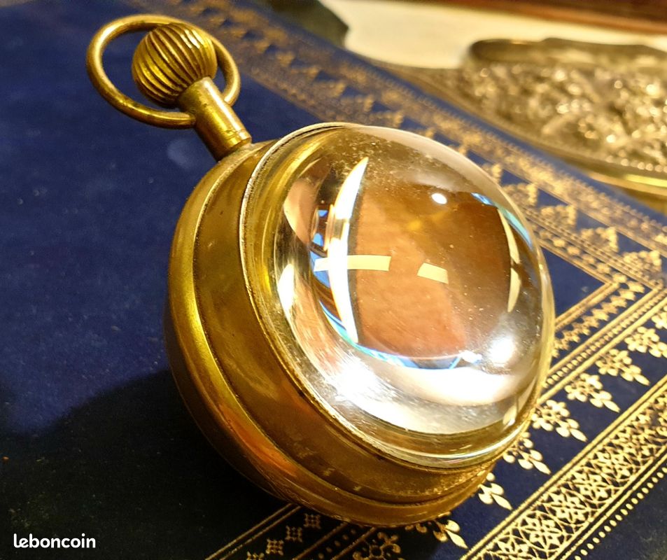Montre Et Boutons De Manchette Foska Suisse Vintage Dorés - Occasion