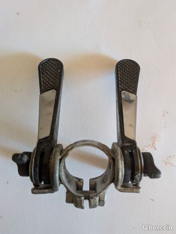 Manette levier dérailleur SIMPLEX JUY sur collier pour vélo