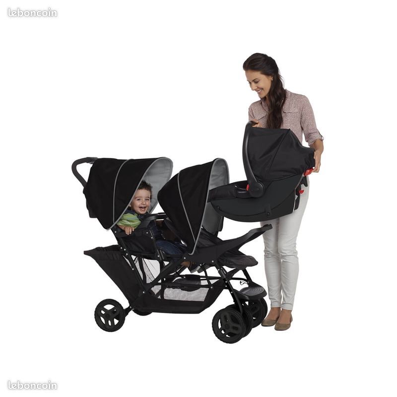 Graco Poussette Double Pliable Poussette Double GRACO Quasi Neuve