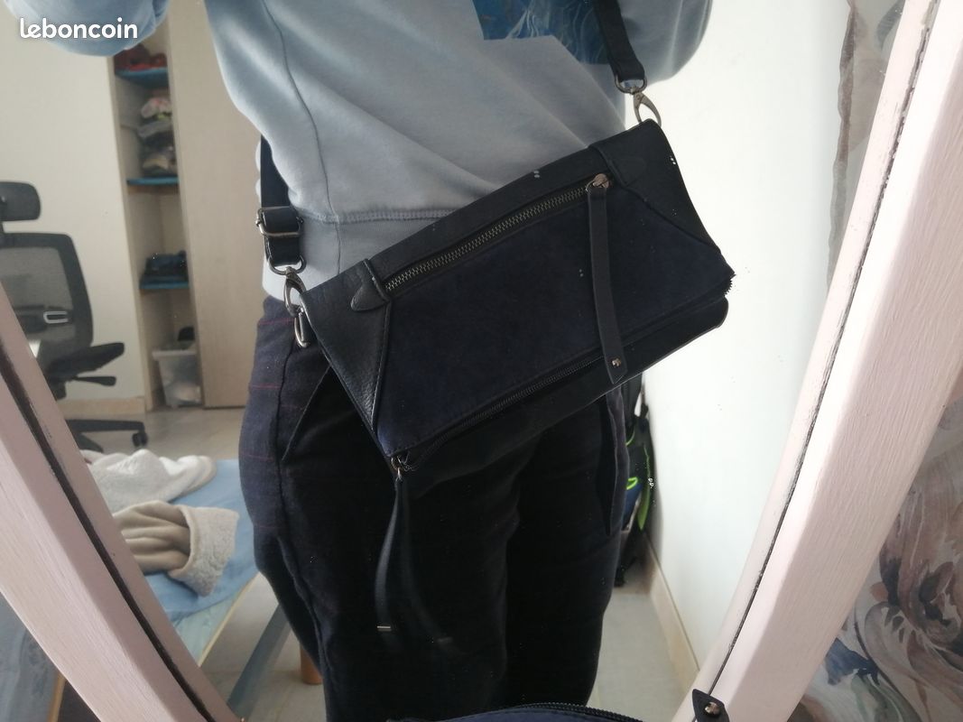 Petit sac à main bleu (image 7)
