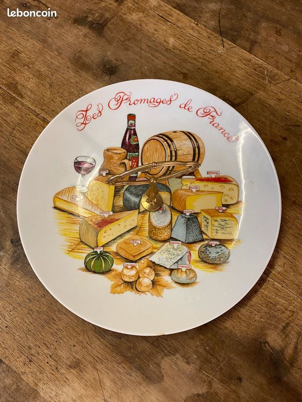 Plat à fromage en porcelaine (image 1)