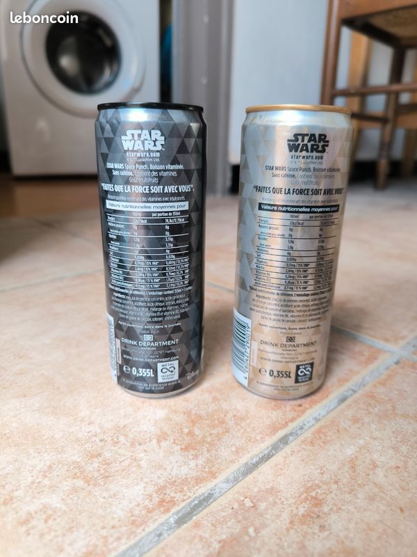 Lot de 2 canettes Star Wars Space punch neuves (image 3)