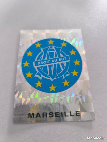 Vignette Panini Ligue 1 2007 N°189 - Écusson Olympique Marseille, Originale Et Non Collée