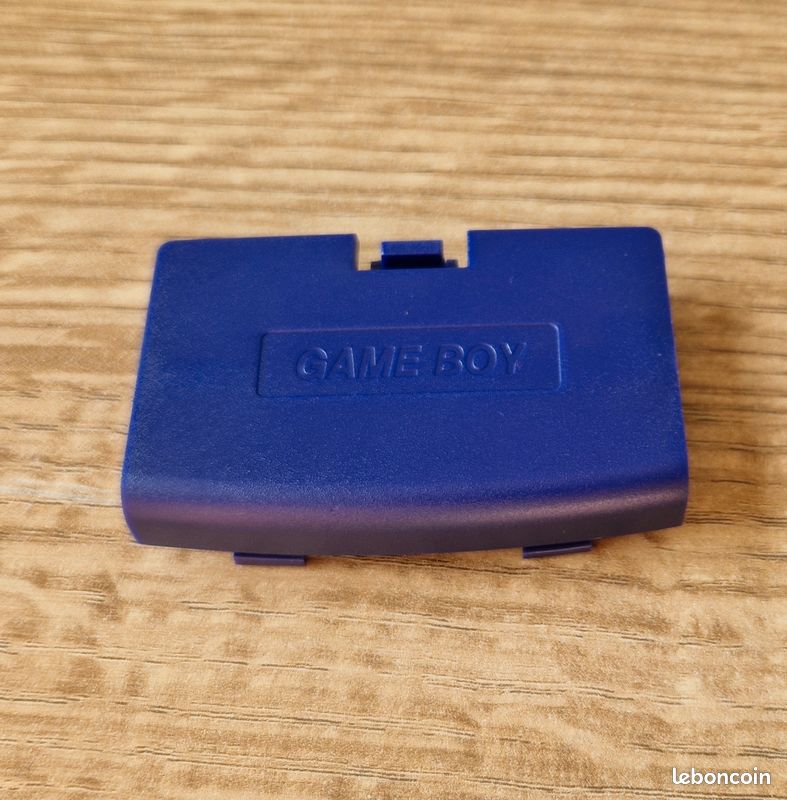 Coque Compartiment Piles GBA Cache Pile Pour Game Boy Advance - Violet Transparent, Compatible GBA Originale Coque Transparente GBA