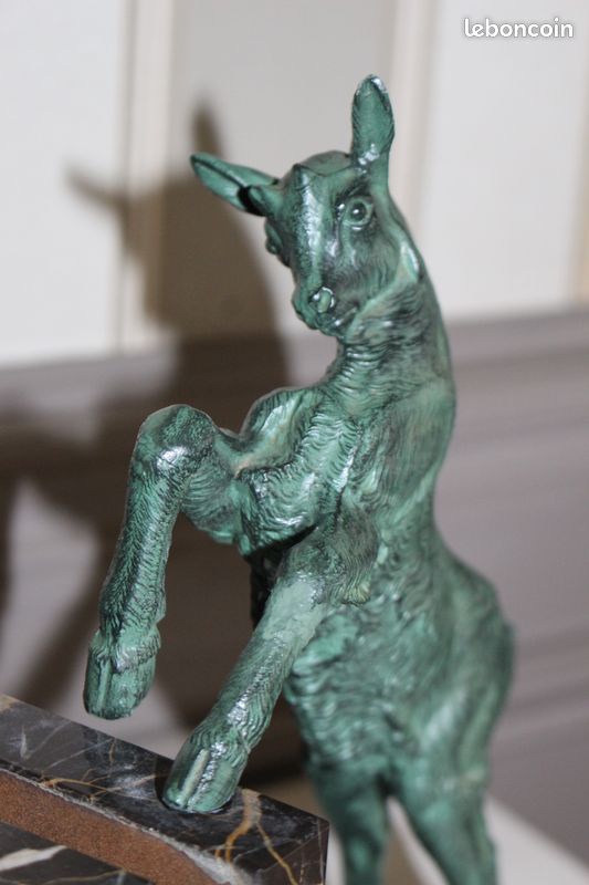 Emile Carlier - Chevreaux cabrés - art déco 1930 (image 11)