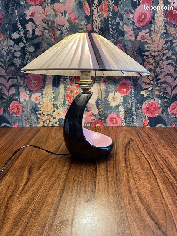 Lampe ancienne céramique attribué Pol Chambost (image 1)