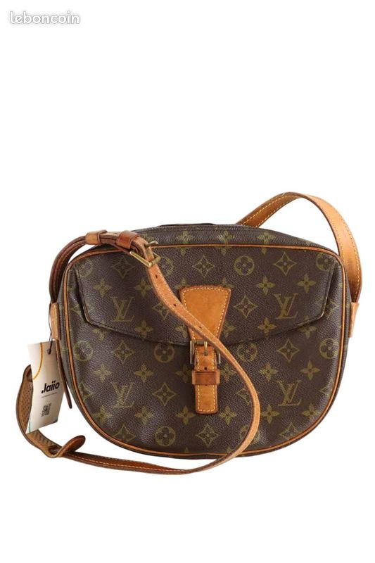 Sac à bandoulière Jeune fille en cuir marron Louis Vuitton