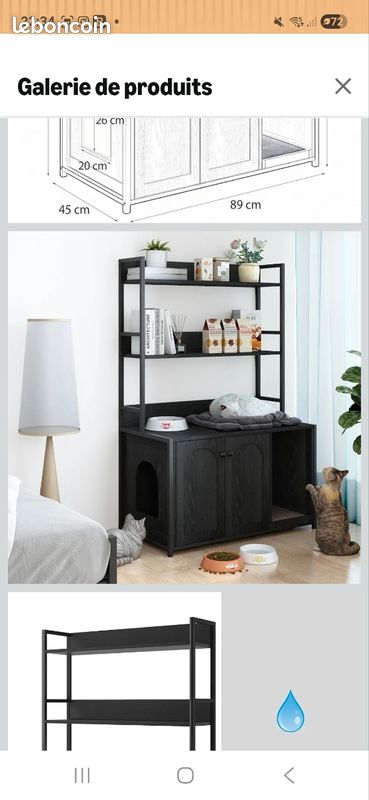 Meuble litiere pour chat (image 1)