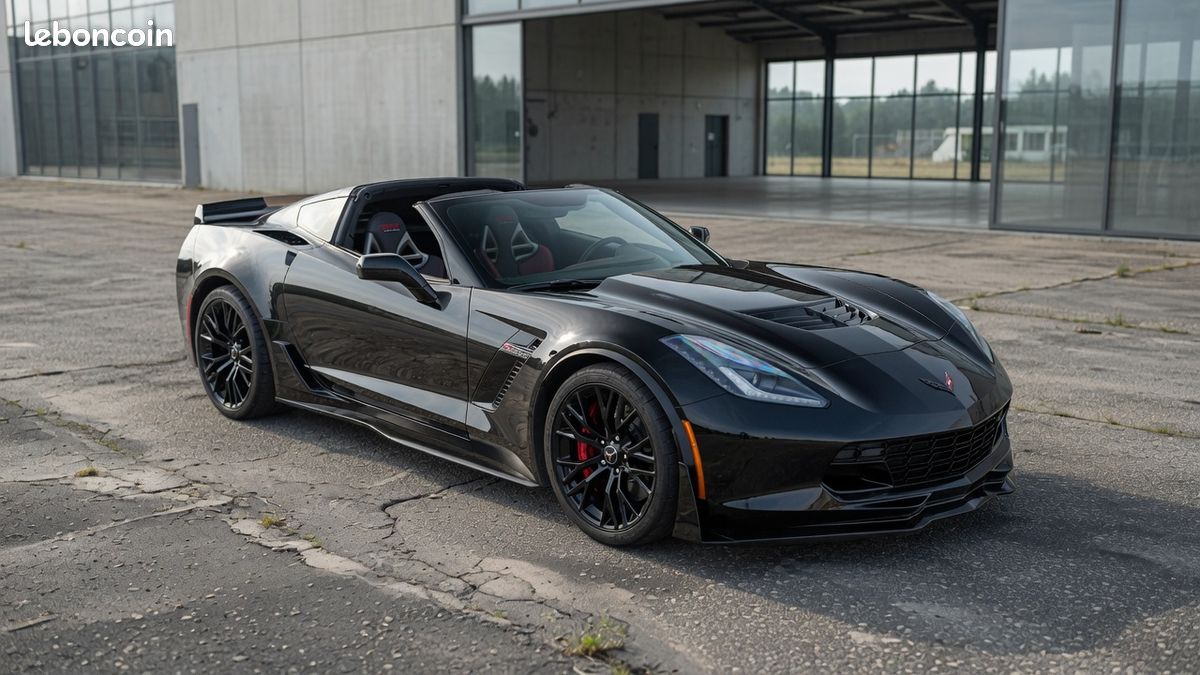 CHEVROLET CORVETTE C7 3LZ Z06 Z07 – SIEGES CARBONE – AERO CARBONE PACK 39000 km 89700 TTC (image 1)